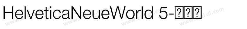 HelveticaNeueWorld 5字体转换 HelveticaNeueWorld 5字体转换